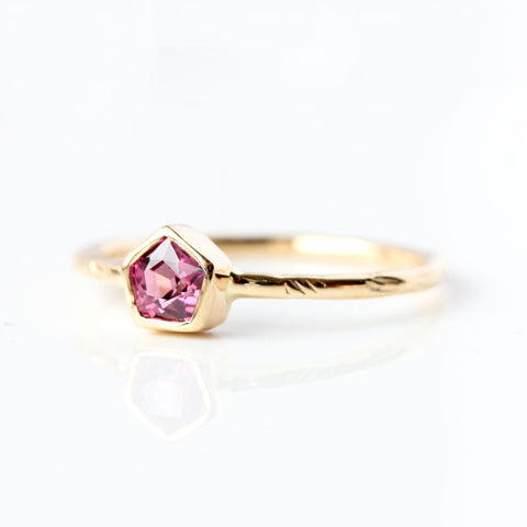 Rhodolite Garnet & 14k gold ring - The Estelle Ring