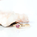 Rhodolite Garnet & 14k gold ring - The Estelle Ring