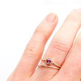 Rhodolite Garnet & 14k gold ring - The Estelle Ring